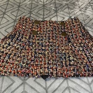 Plaid Skirt with shorts